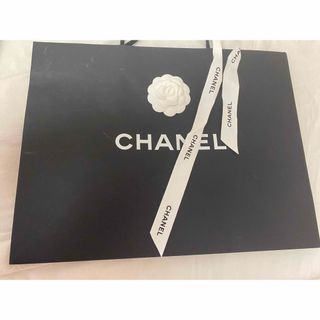 シャネル(CHANEL)のシャネル　ショップ　袋　ショッパー　黒　ブラック(ショップ袋)