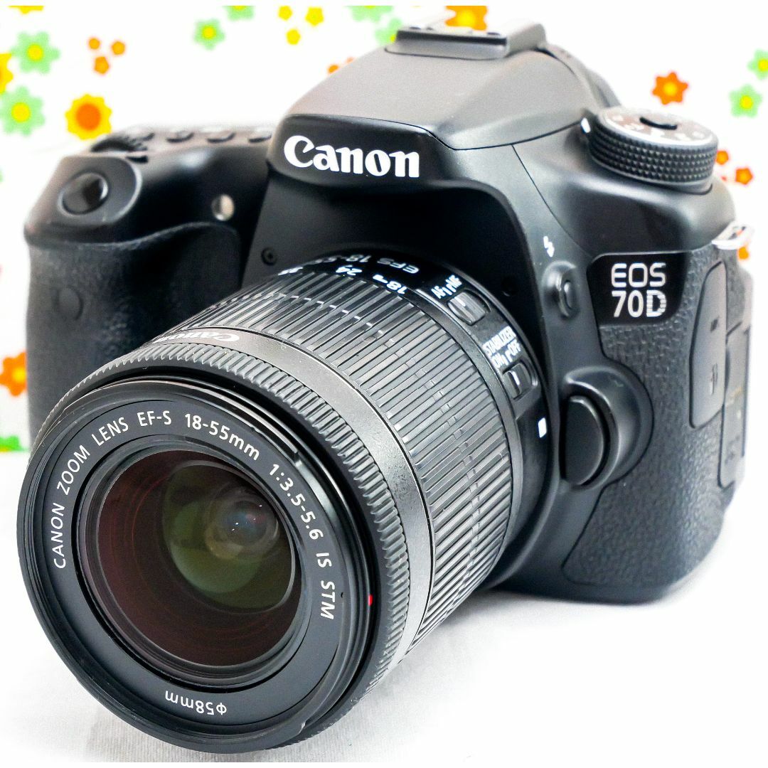 美品☆Canon EOS 70D☆高速連写☆スマホに転送可！☆初心者～アマチュア