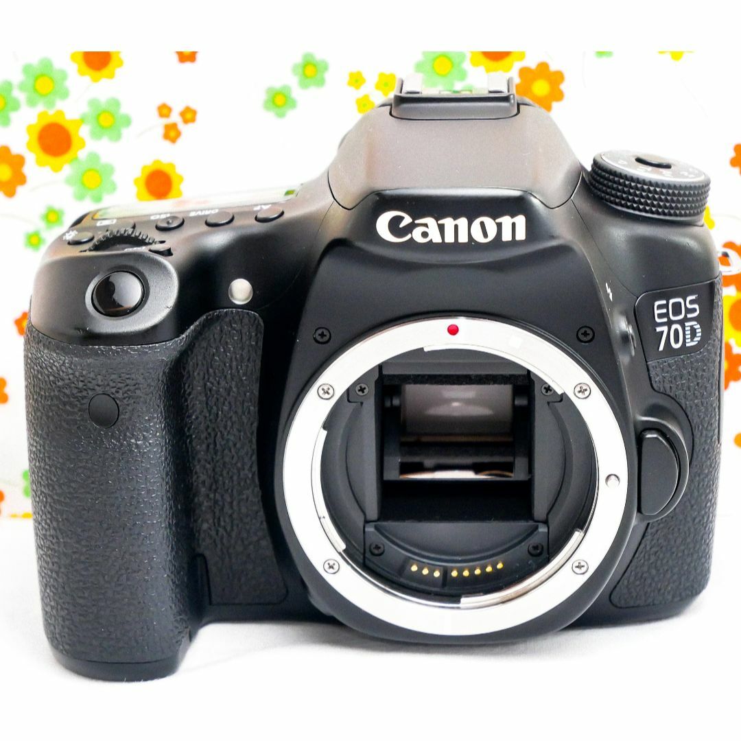 美品☆Canon EOS 70D☆高速連写☆スマホに転送可！☆初心者～アマチュア