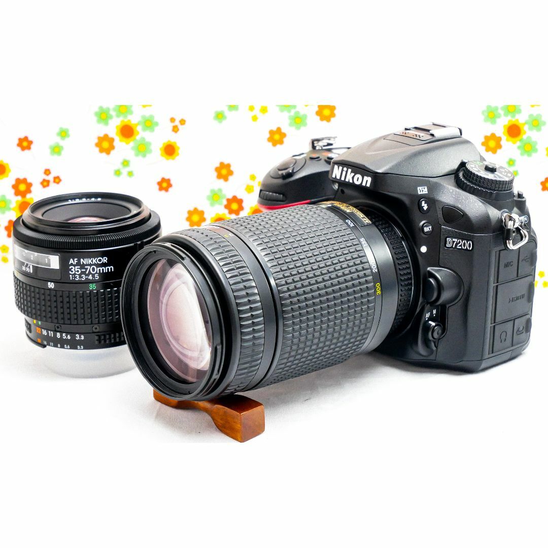 ニコン Nikon D7200☆高性能連射！高画質☆ダブルレンズ☆WI-FI搭載