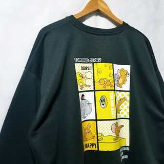 TOM & JERRY トムとジェリー 新品 トレーナー バックプリントの ...