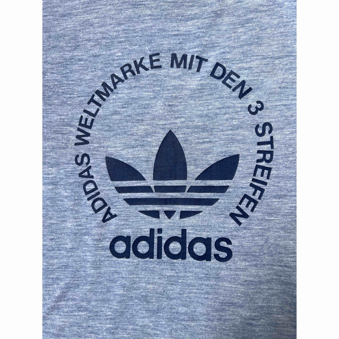 adidas(アディダス)のトレフォイルを配した1970年代 "デサント アディダス"インディゴTシャツ メンズのトップス(Tシャツ/カットソー(半袖/袖なし))の商品写真