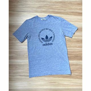 アディダス(adidas)のトレフォイルを配した1970年代 "デサント アディダス"インディゴTシャツ(Tシャツ/カットソー(半袖/袖なし))