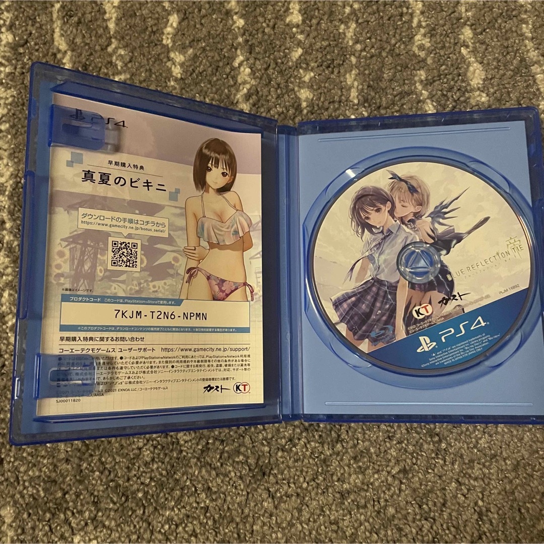 Koei Tecmo Games(コーエーテクモゲームス)のBLUE REFLECTION TIE/帝 PS4 エンタメ/ホビーのゲームソフト/ゲーム機本体(家庭用ゲームソフト)の商品写真