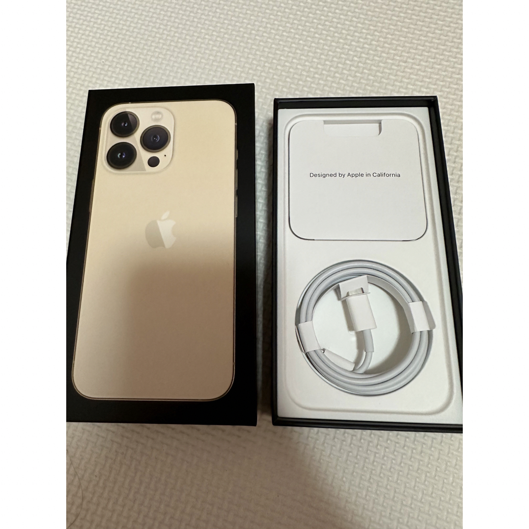 iPhone13pro 128GB ゴールド SIMロック解除 美品 送料込