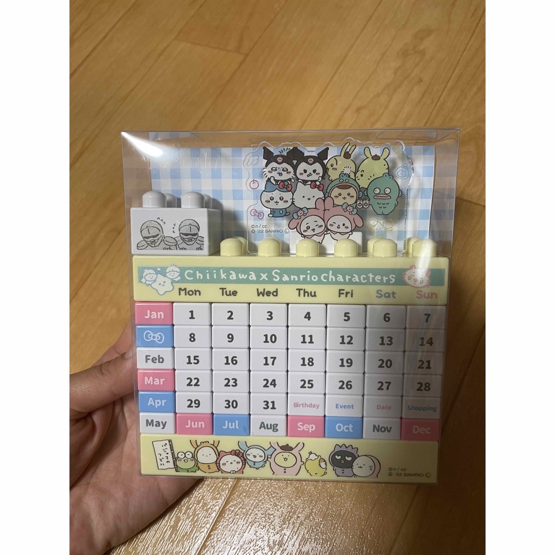 ちいかわ　サンリオ　カレンダー エンタメ/ホビーのおもちゃ/ぬいぐるみ(キャラクターグッズ)の商品写真