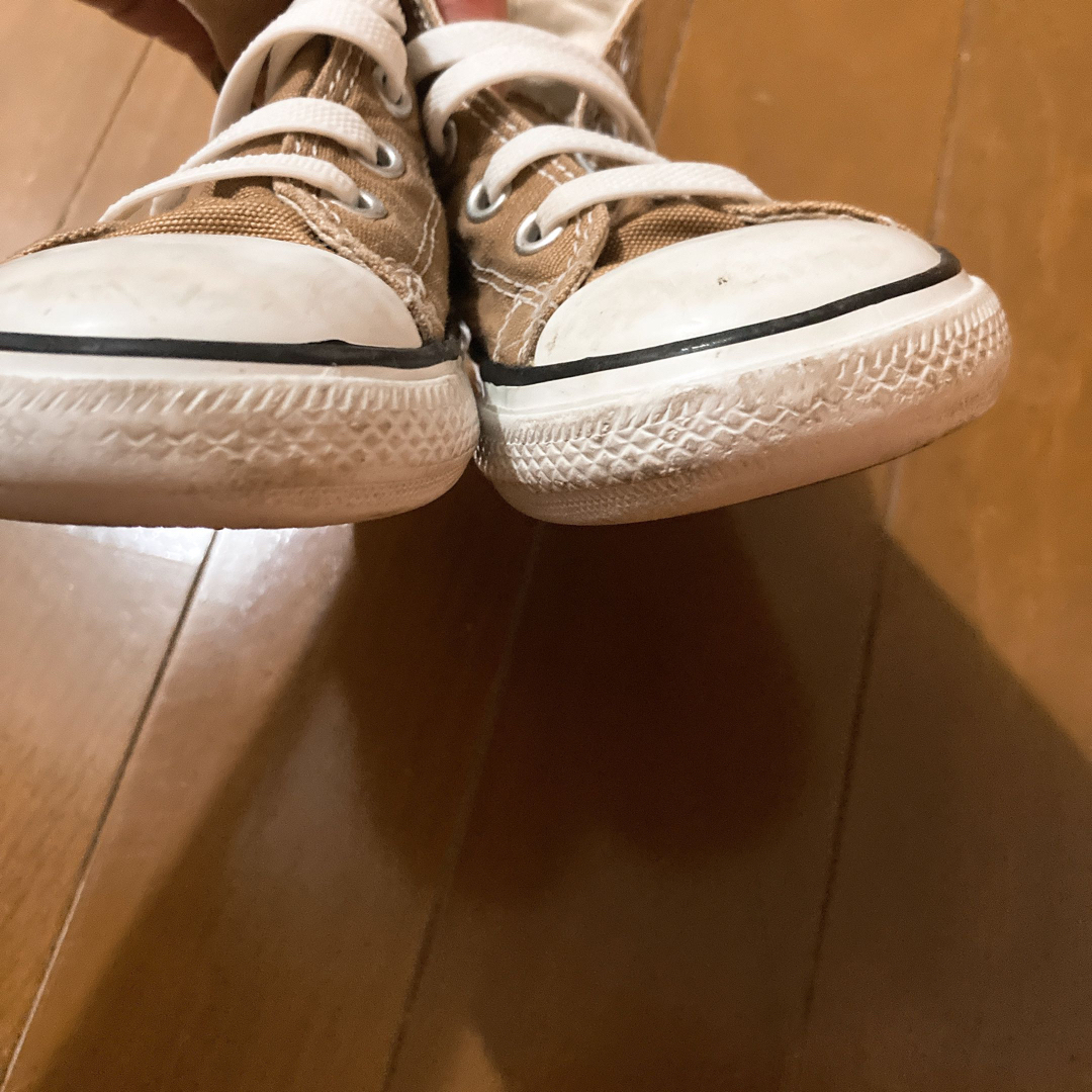 CONVERSE(コンバース)のコンバース　14cm ハイカット　ブラウン キッズ/ベビー/マタニティのベビー靴/シューズ(~14cm)(スニーカー)の商品写真