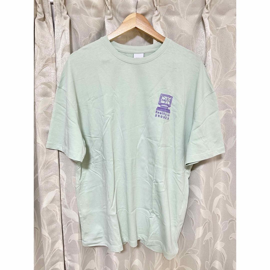 ZARA(ザラ)のZARA グラフィック Tシャツ M メンズTシャツ オーバーサイズ ストリート メンズのトップス(Tシャツ/カットソー(半袖/袖なし))の商品写真
