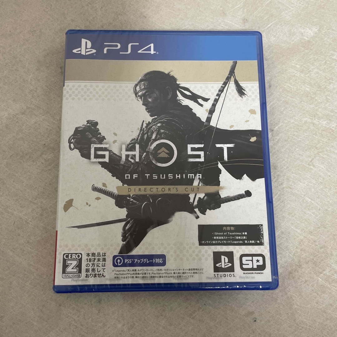 SONY(ソニー)のGhost of Tsushima Director's Cut PS4 エンタメ/ホビーのゲームソフト/ゲーム機本体(家庭用ゲームソフト)の商品写真