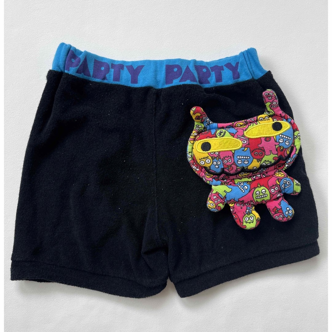 PARTYPARTY(パーティーパーティー)のPARTY PARTY パーティパーティ　ショートパンツ　黒　　120cm キッズ/ベビー/マタニティのキッズ服男の子用(90cm~)(パンツ/スパッツ)の商品写真