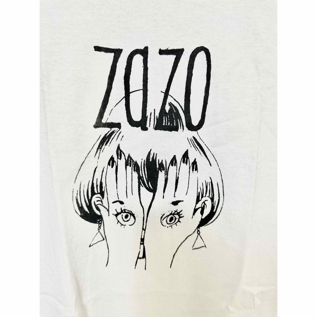 BEAMS(ビームス)のzazo 我喜屋位瑳務 ロゴTシャツ ホワイト アユニ・D YUKI レア レディースのトップス(Tシャツ(半袖/袖なし))の商品写真