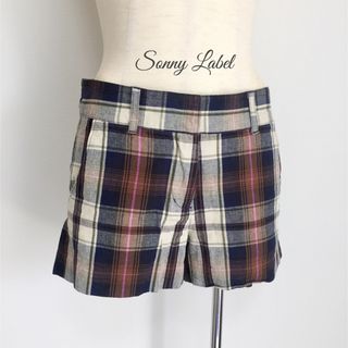 サニーレーベル(Sonny Label)のSonny Label チェック柄ショートパンツ(ショートパンツ)