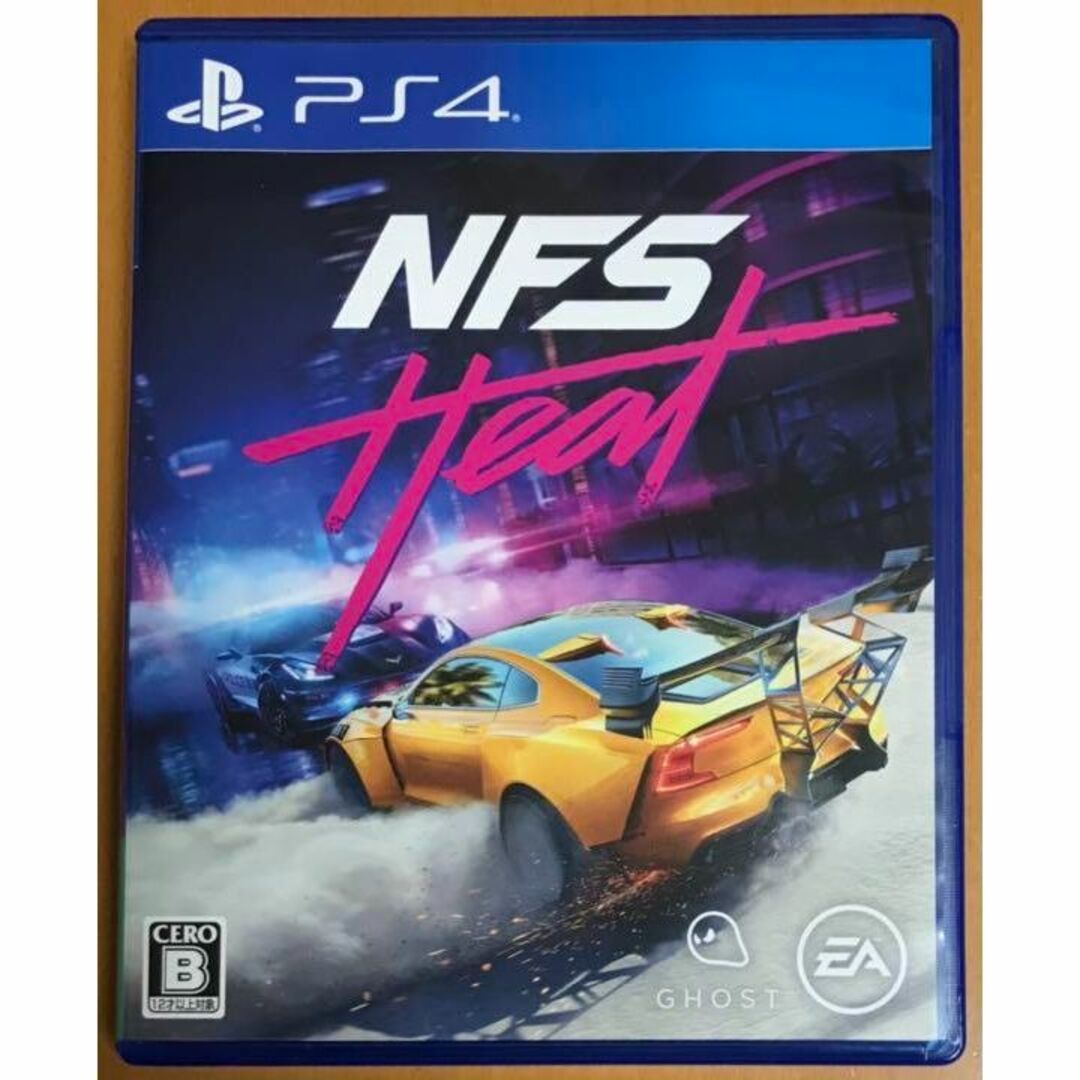 PlayStation4(プレイステーション4)のPS4 ニードフォースピード ヒート Need For Speed Heat エンタメ/ホビーのゲームソフト/ゲーム機本体(家庭用ゲームソフト)の商品写真