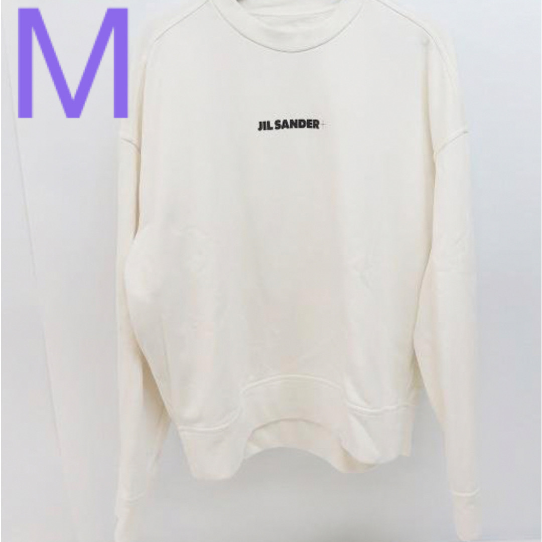 JILSANDER＋カラーJIL SANDER＋　ロゴ クルーネック スウェット　M