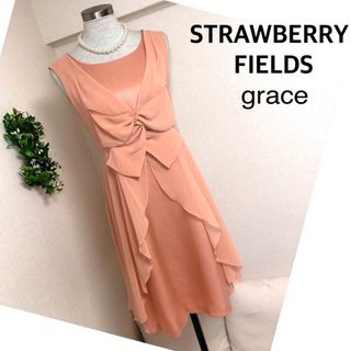 ストロベリーフィールズ(STRAWBERRY-FIELDS)のストロベリーフィールズグレースのシフォンドレスワンピース(ひざ丈ワンピース)