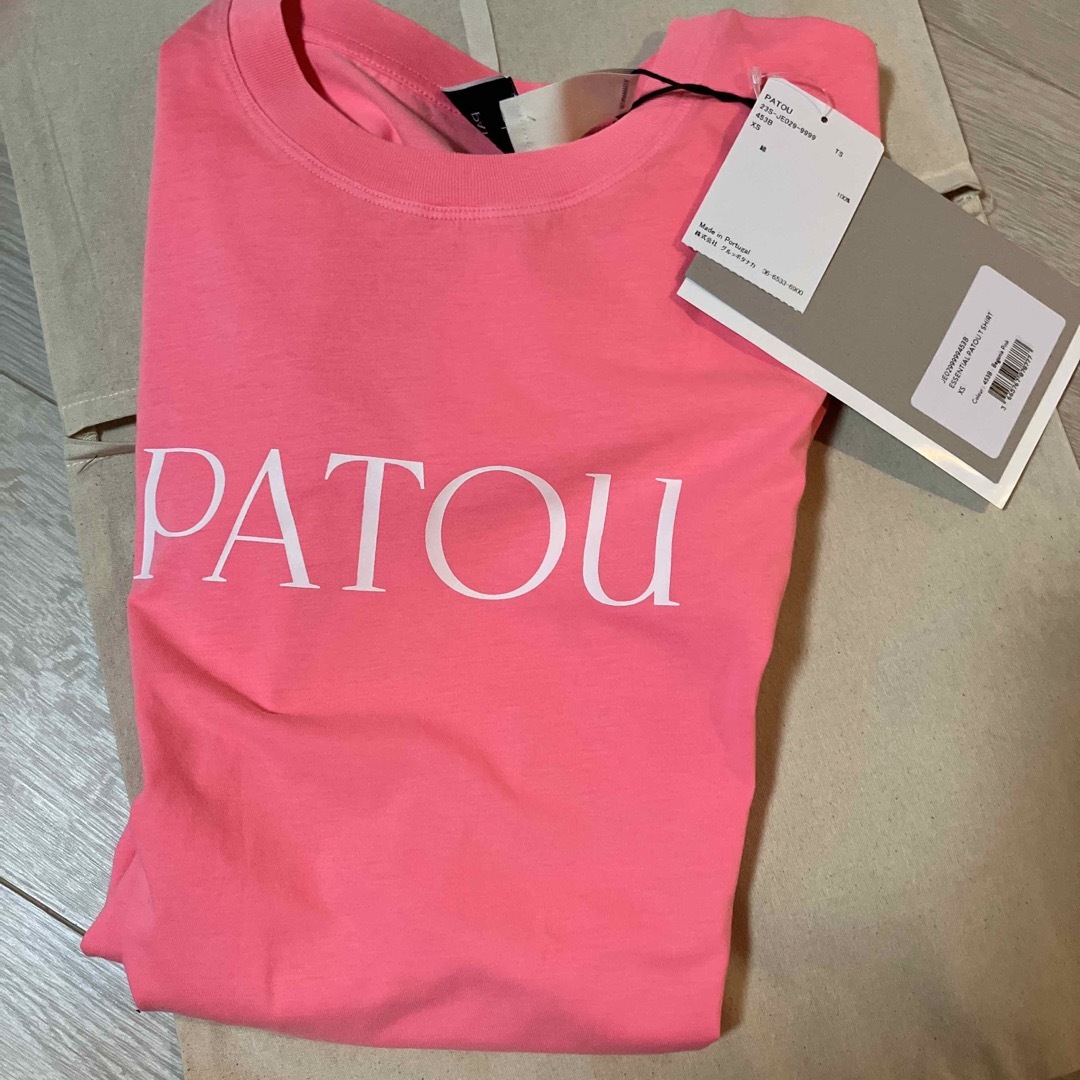 patou  未使用　ピンク　XS  TシャツTシャツ(半袖/袖なし)