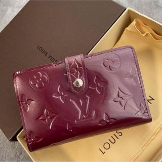 ルイヴィトン(LOUIS VUITTON)の《美品》 LOUIS VUITTON ヴェルニ がま口 折り財布(財布)