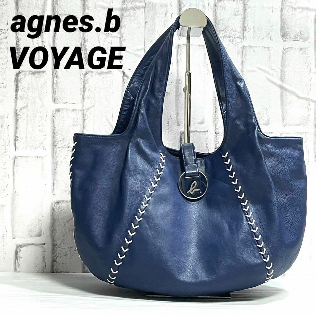 agnes.b VOYAGE アニエスベーボヤージュ　レザーハンドバッグ