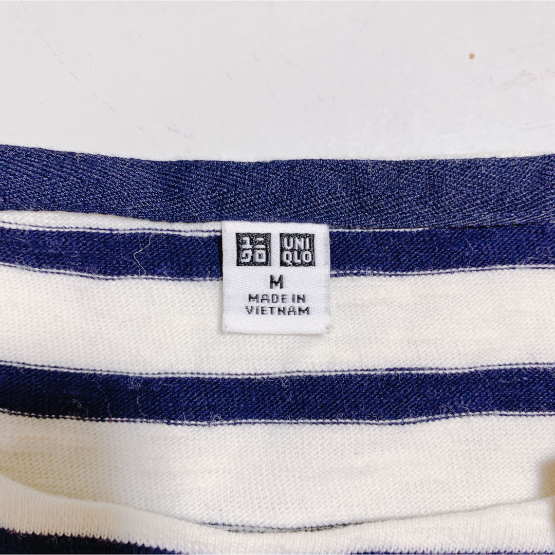 UNIQLO(ユニクロ)のボーダーTシャツ レディースのトップス(Tシャツ(半袖/袖なし))の商品写真