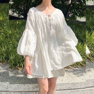 ロキエ(Lochie)のnugu big puff blouse(シャツ/ブラウス(長袖/七分))