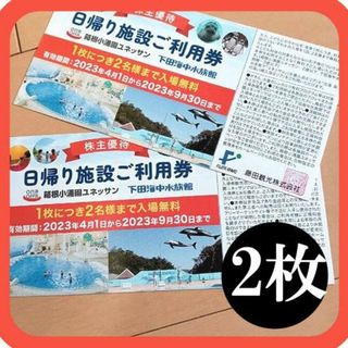 (2枚) 藤田観光 株主優待 日帰り施設ご利用券 箱根小涌園ユネッサン 最新です(その他)