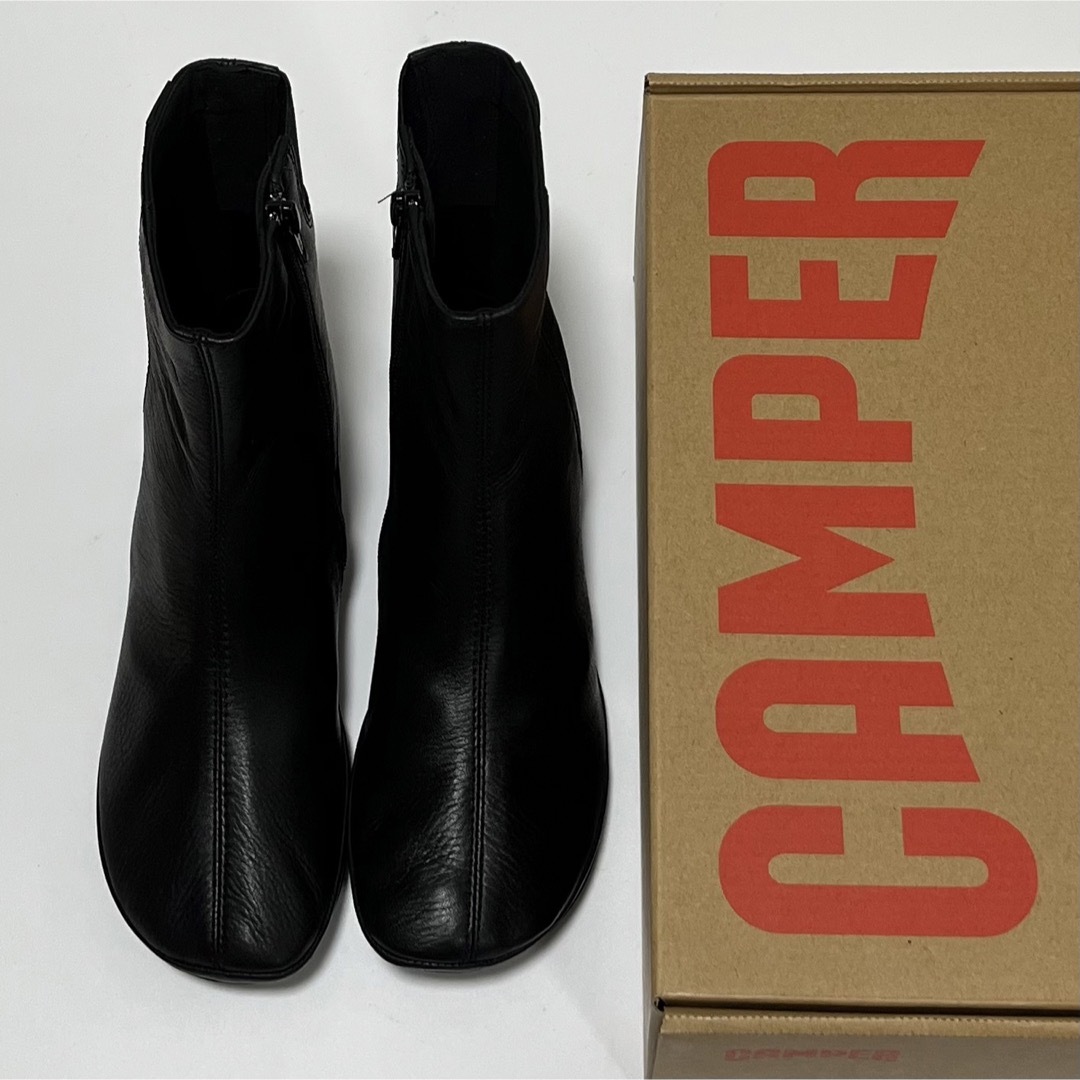 新品 Camper Right Nina カンペール レザーブーツ ブラック - ブーツ