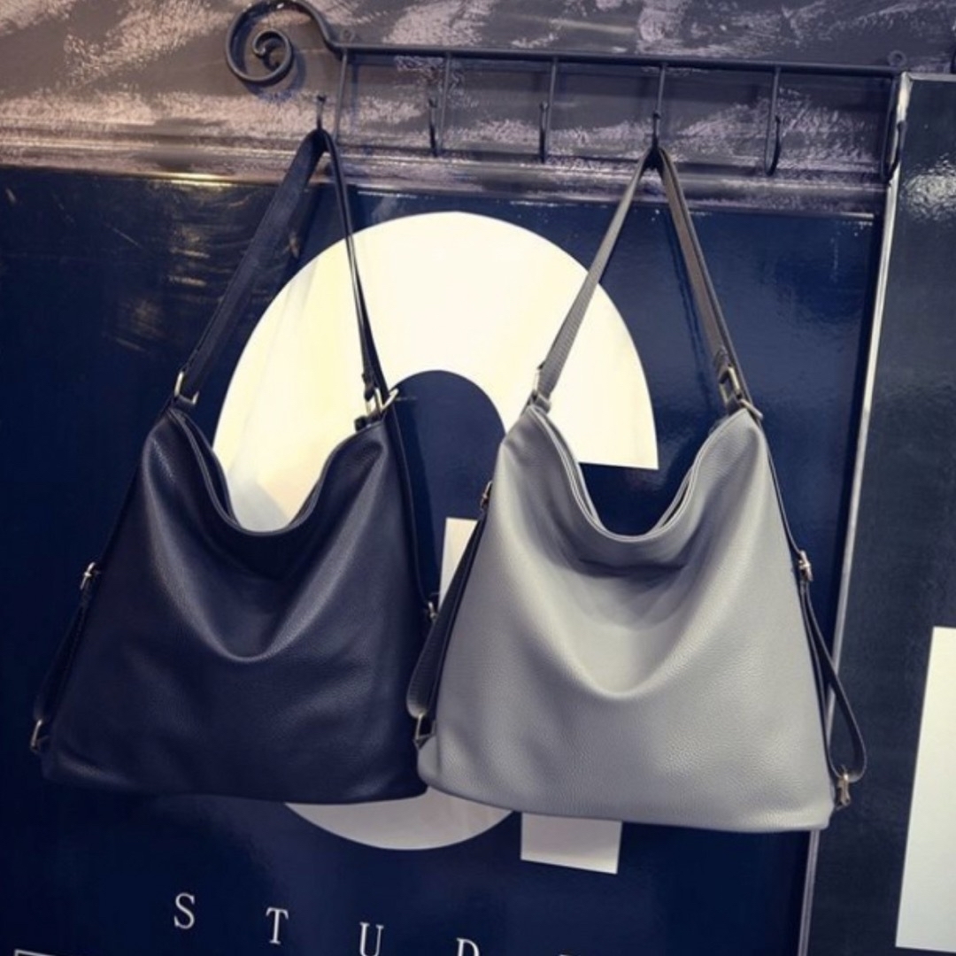 2way レザーバッグ ショルダーバッグ リュック ブラック の通販 by あり 2way レザーバッグ ショルダーバッグ リュック ブラック 黒