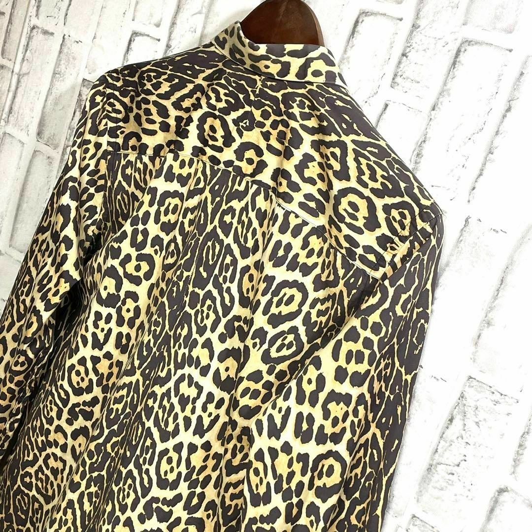 GIVENCHYジバンシー ティッシ期 レオパードプリントシャツ ヒョウ柄-