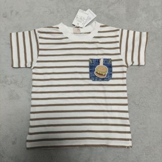 プティマイン(petit main)のプティマイン　ハンバーガー　Tシャツ　100 新品(Tシャツ/カットソー)