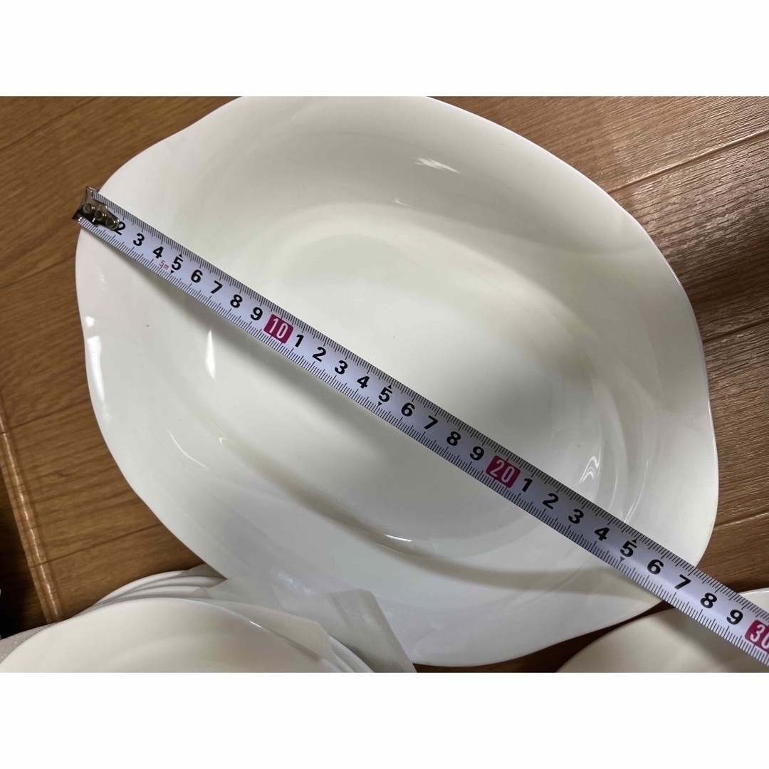 Noritake(ノリタケ)の【バラ売り可能】ノリタケ　白　ホワイト　食器セット　2枚セット インテリア/住まい/日用品のキッチン/食器(食器)の商品写真