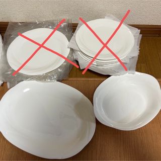 ノリタケ(Noritake)の【バラ売り可能】ノリタケ　白　ホワイト　食器セット　2枚セット(食器)