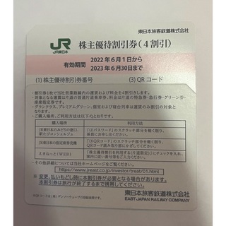 JR東日本　株主優待券　2枚(鉄道乗車券)