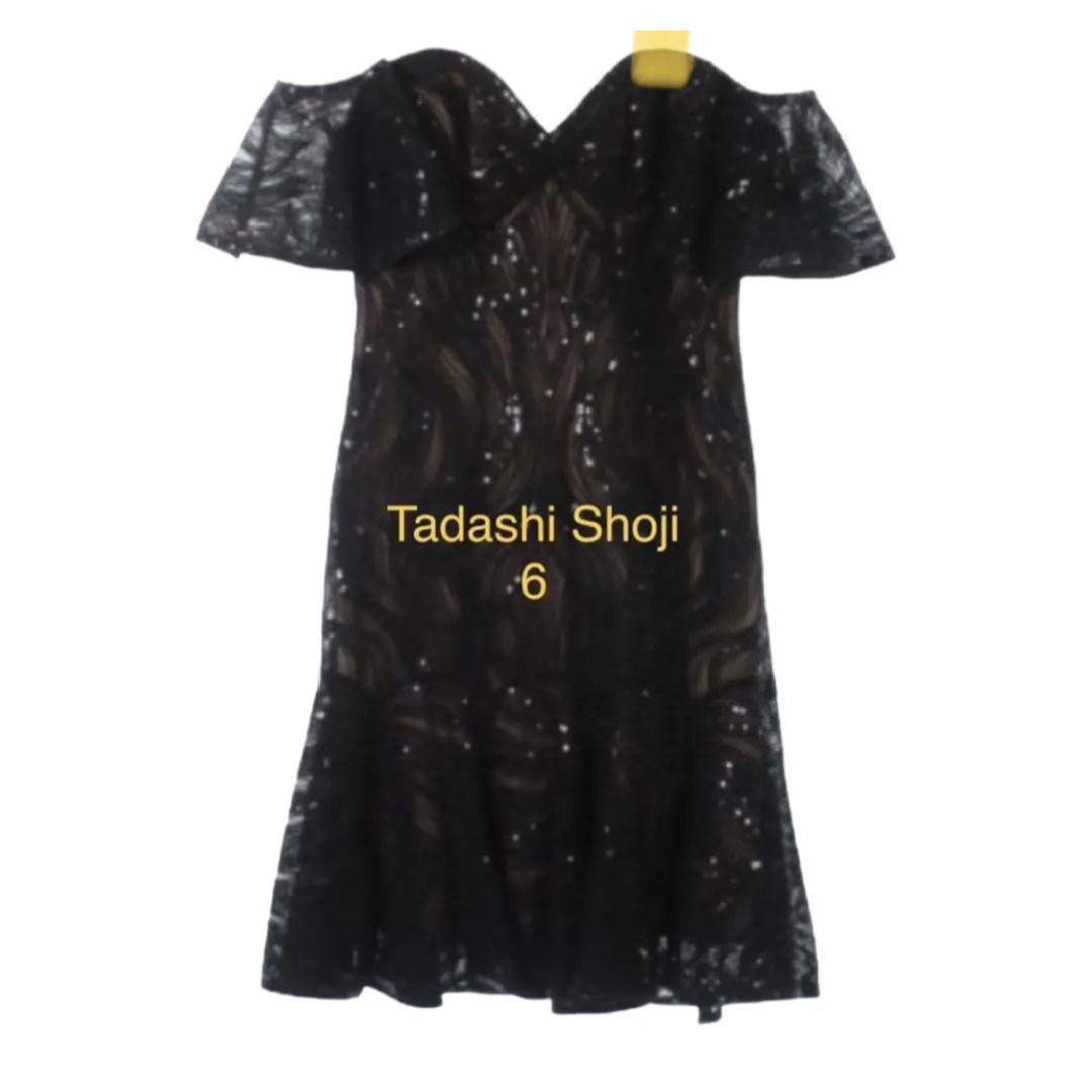 新品☆ TADASHI SHOJI スパンコール　サイズ6P 【T32】