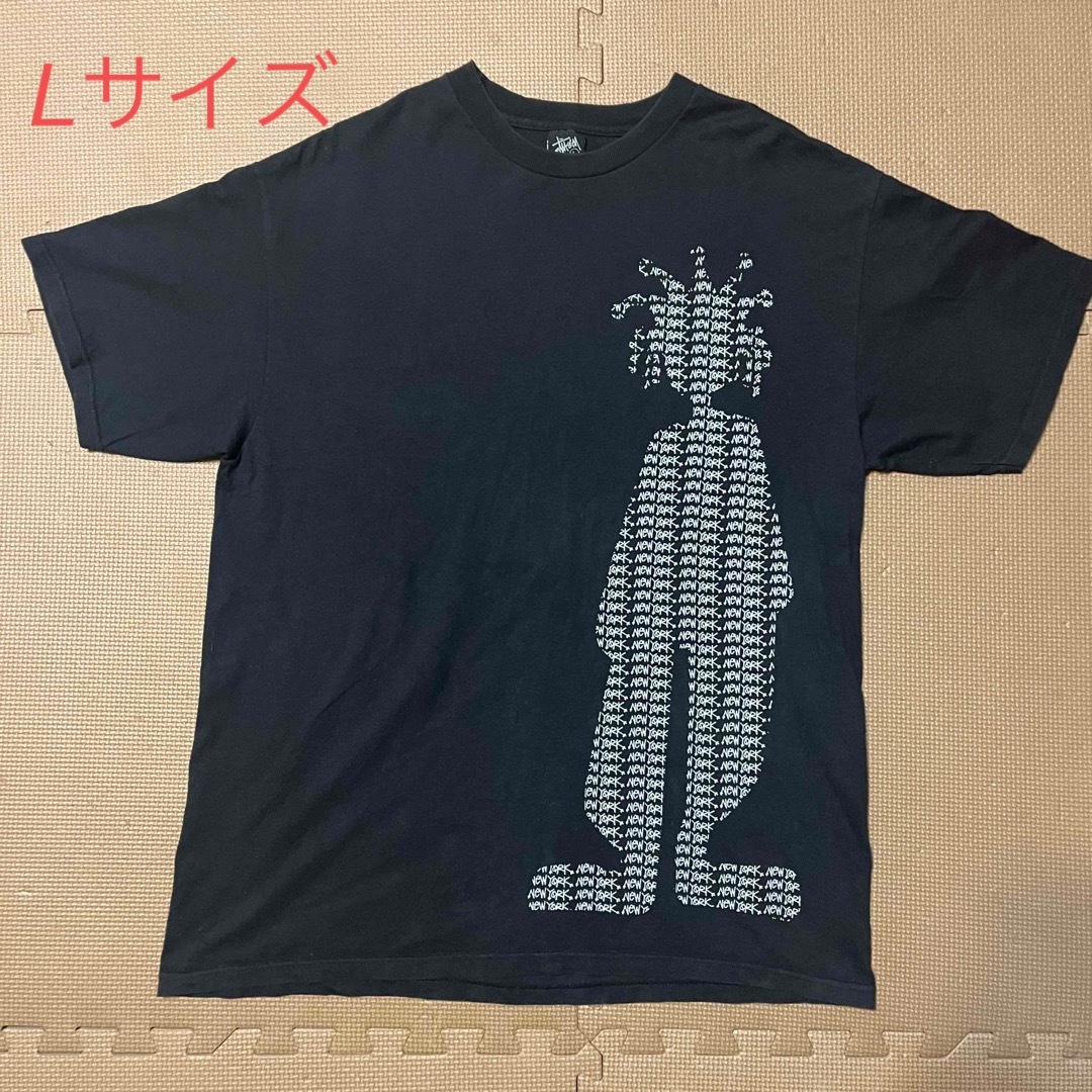 stussy シャドーマン ストックロゴ tシャツ 黒 ブラック ステューシー