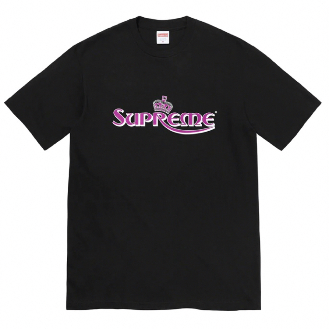 2023ss.SUMMER TEE Supreme☆Crown Tee 黒M☆