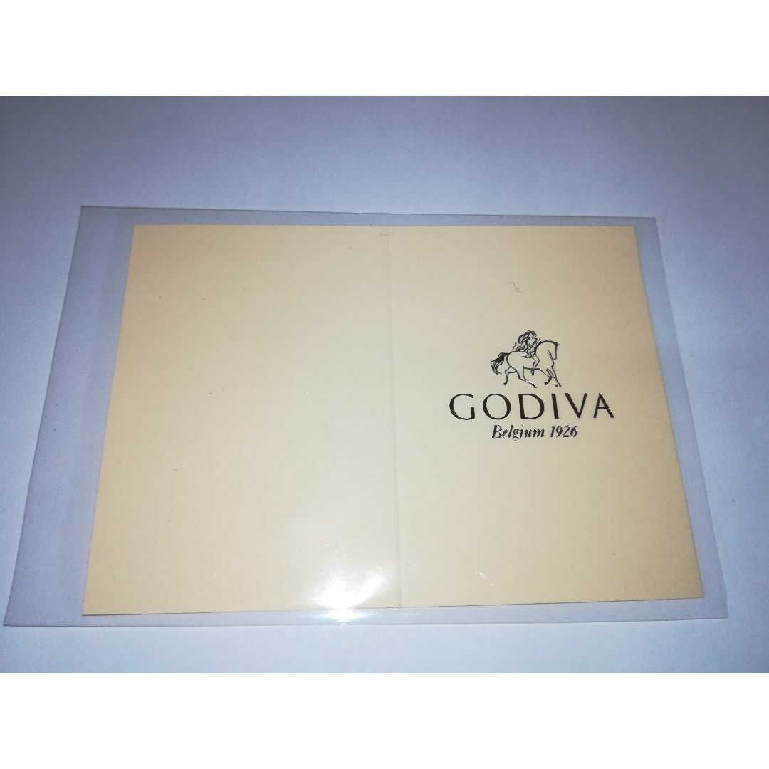 GODIVA メッセージカード　ゴディバ インテリア/住まい/日用品のインテリア/住まい/日用品 その他(その他)の商品写真