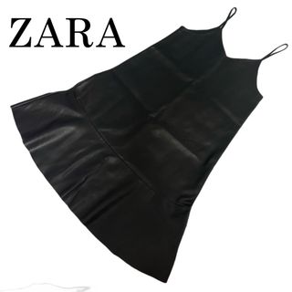 ザラキッズ(ZARA KIDS)のZARA レザーワンピース(ひざ丈ワンピース)