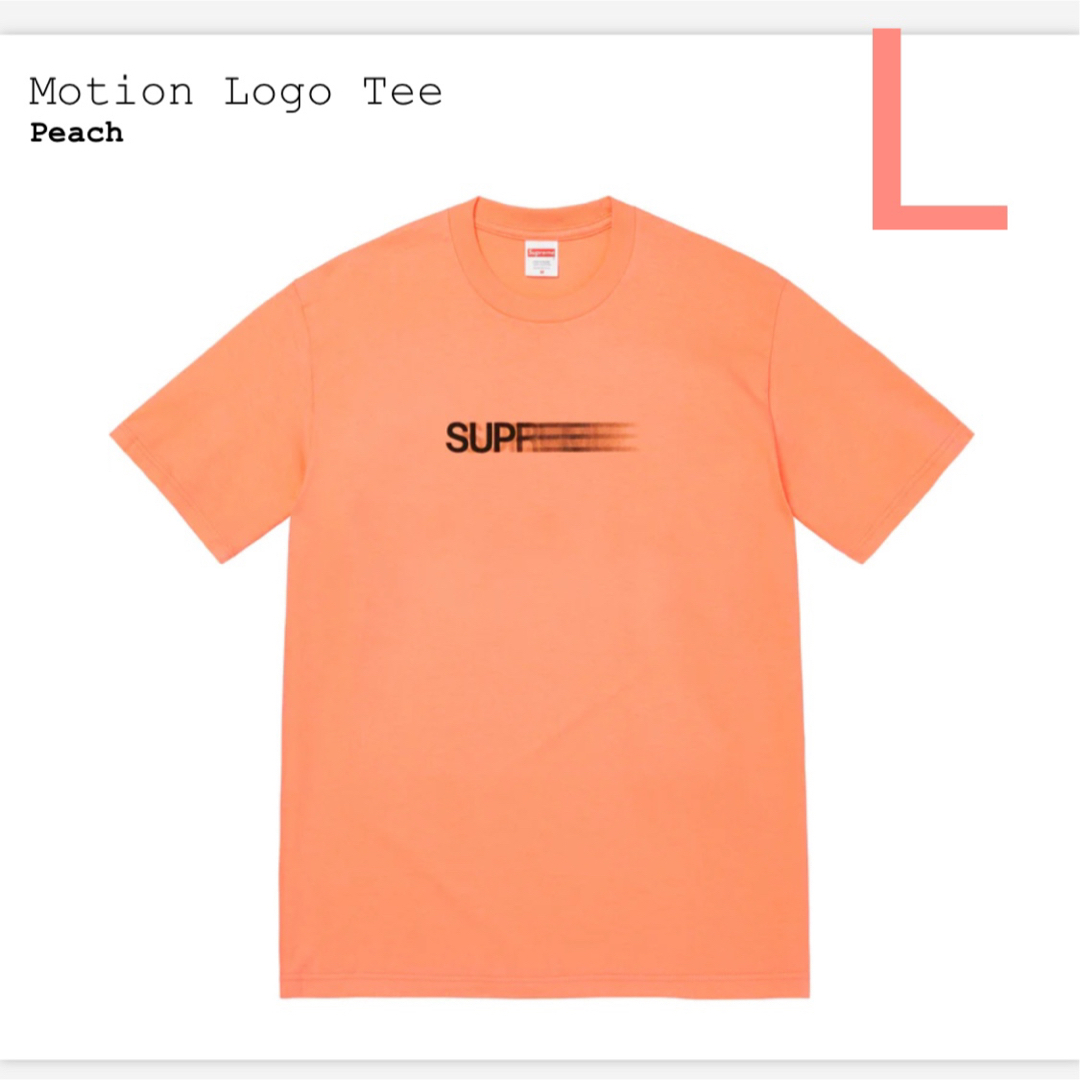 supreme Motion Logo Tee peach LSupreme