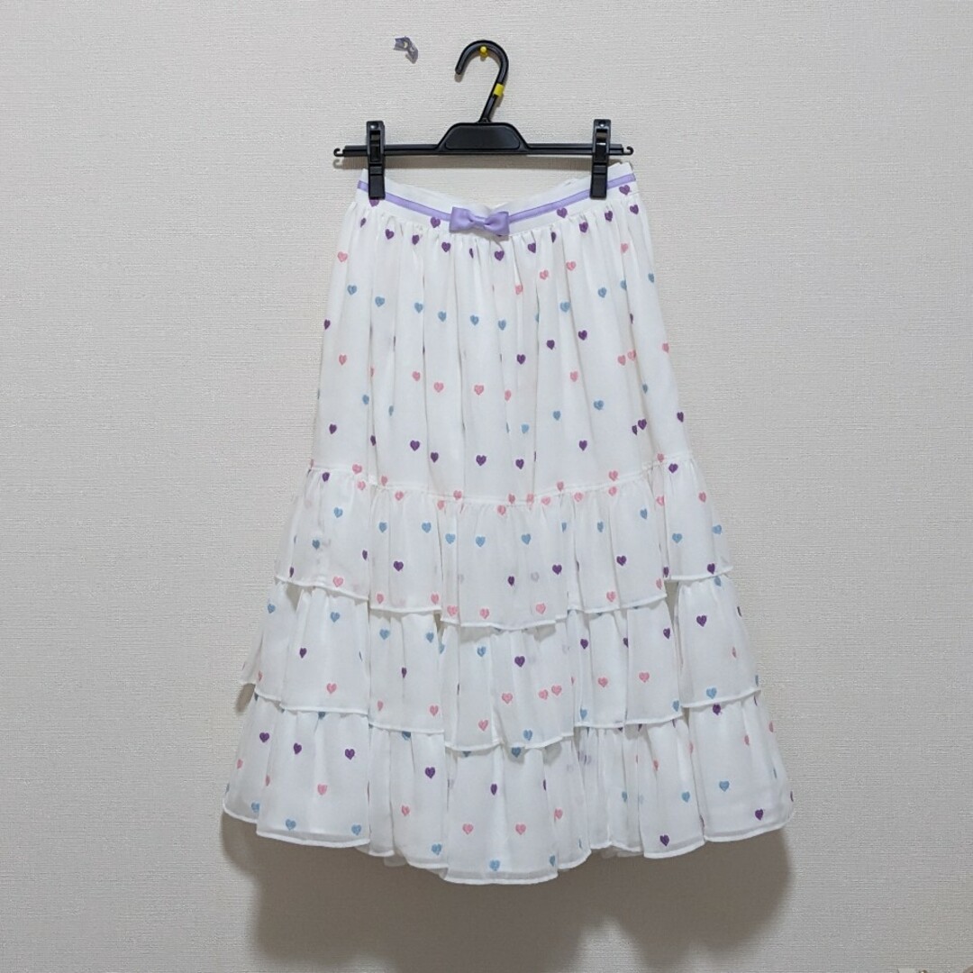 Angelic Pretty - 【7/7まで値下げ中】Candy Petit Heartスカートの