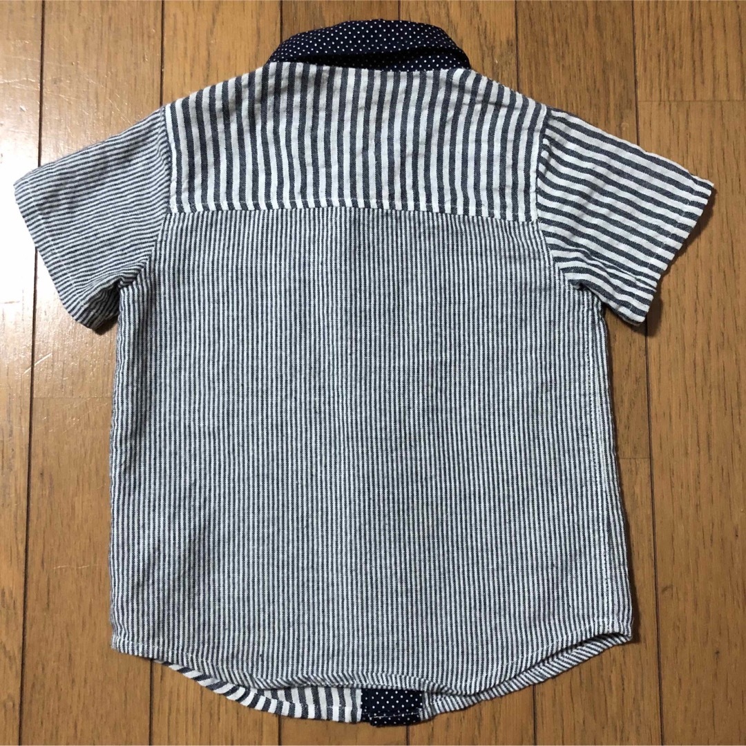 キムラタン(キムラタン)のラキエーベ　半袖シャツ キッズ/ベビー/マタニティのキッズ服男の子用(90cm~)(Tシャツ/カットソー)の商品写真