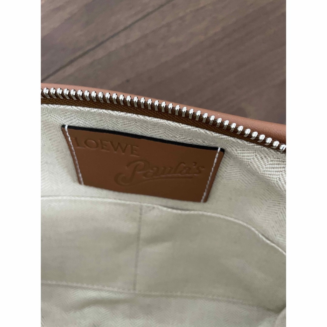 美品 Loewe ロエベ パウラズイビザ ファスナー ポーチ クラッチ