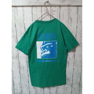 エクストララージ(XLARGE)のエクストララージ　Tシャツ Sサイズ　グリーン　両面プリント(Tシャツ/カットソー(半袖/袖なし))