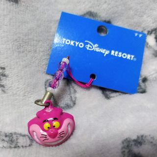 ディズニー(Disney)の☆チェシャ猫　鈴型　ストラップ☆(キャラクターグッズ)