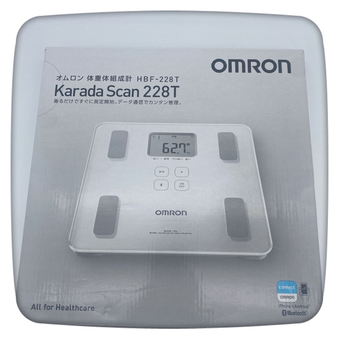 OMRON(オムロン)のあやりん様専用　オムロン　カラダスキャン　HBF-228T-SW OMRON スマホ/家電/カメラの美容/健康(体重計/体脂肪計)の商品写真