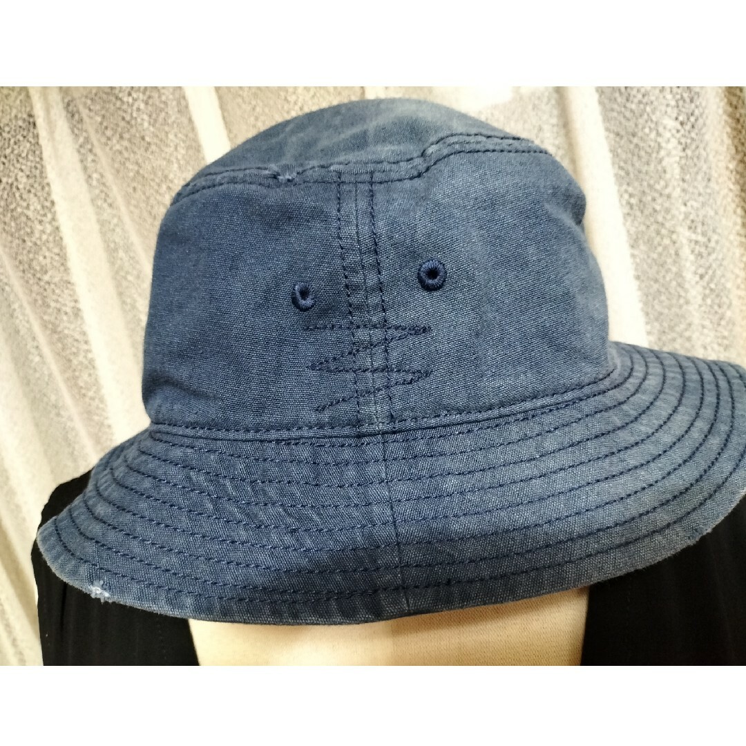 ダメージ加工 バケットハット 日焼け防止 UV対策 メンズの帽子(ハット)の商品写真