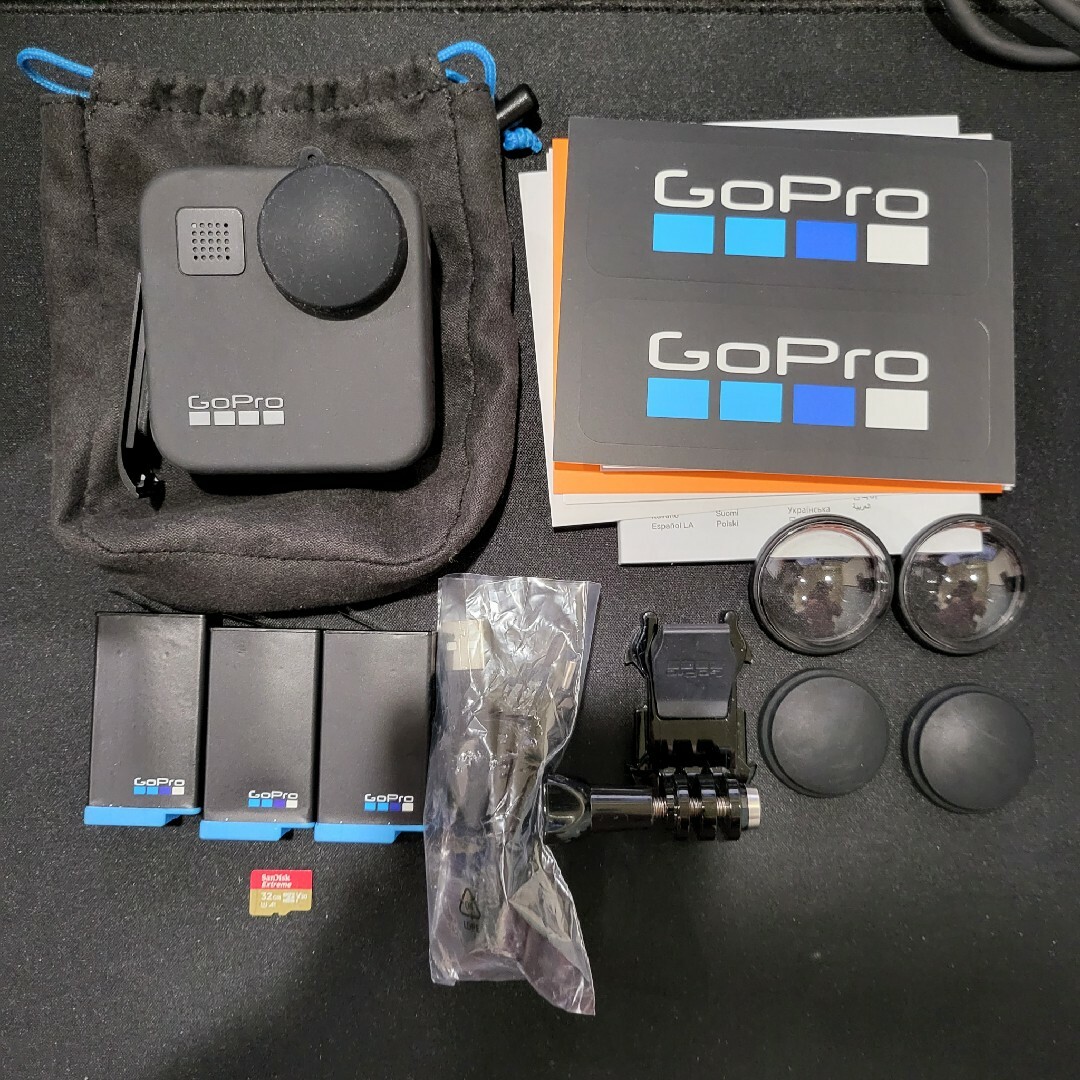 GoPro MAX 予備バッテリ2個付き