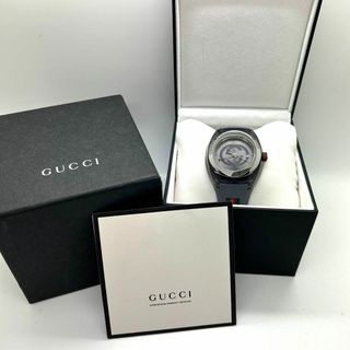 グッチ(Gucci)の☆新品☆ GUCCI グッチ シンク 腕時計 ラバー グレー(腕時計(アナログ))