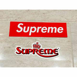 シュプリーム(Supreme)のSupreme シュプリーム ノベルティステッカー クラウン 赤ボックス(ノベルティグッズ)