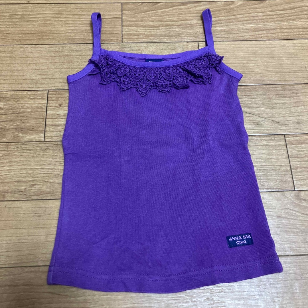 ANNA SUI mini(アナスイミニ)のANNA SUI mini♡100cmキャミソール キッズ/ベビー/マタニティのキッズ服女の子用(90cm~)(Tシャツ/カットソー)の商品写真