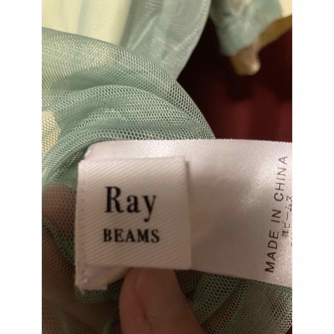 Ray BEAMS(レイビームス)のRay BEAMS チュールシースルートップス レディースのトップス(Tシャツ(半袖/袖なし))の商品写真